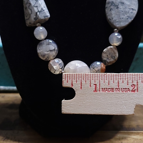 Hand Knotted Multi Gemstone Necklace - Picture 10 of 11